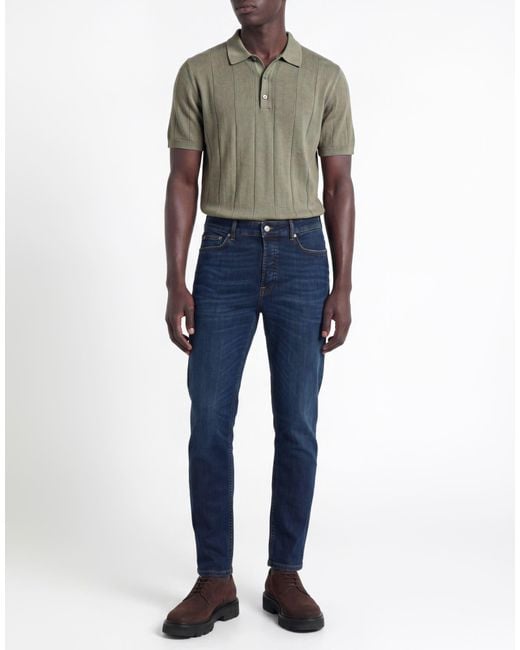 Department 5 Blue Jeans Cotton, Elastomultiester, Rubber for men
