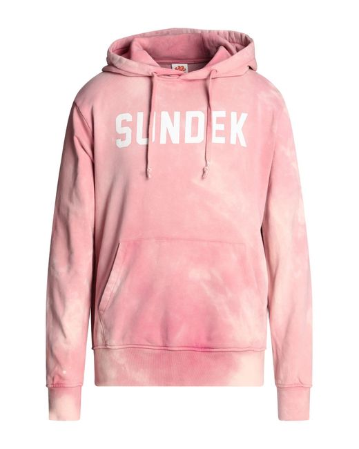 Sundek Pink Sweatshirt for men