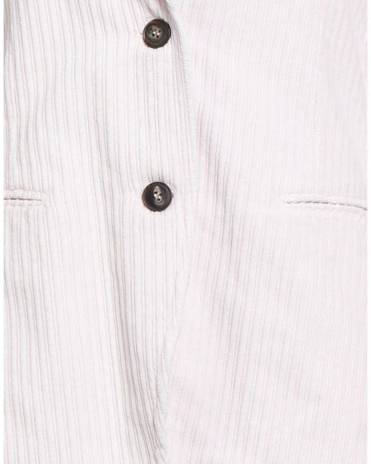 Drumohr White Blazer Cotton