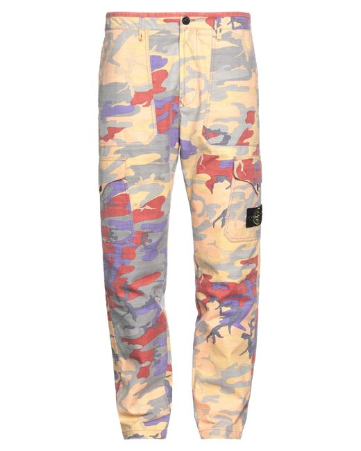 Stone Island Pink Trouser for men