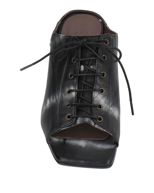Collection Privée Black Sandals