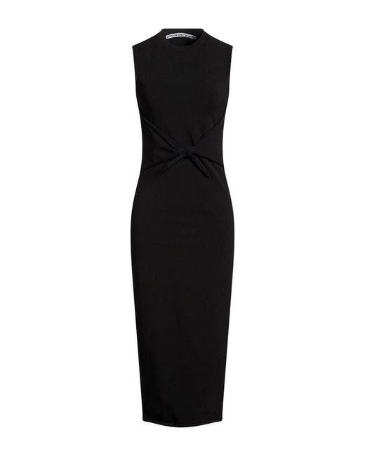 Alexander Wang Black Midi Dress