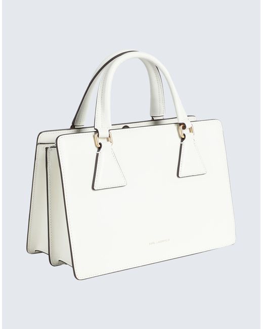 Karl Lagerfeld White Handbag