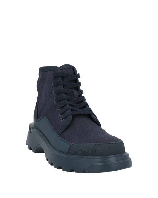 ARMANI EXCHANGE Blue Ankle Boots for men