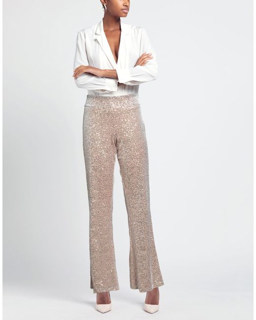 Soallure Natural Blush Pants Polyester, Elastane