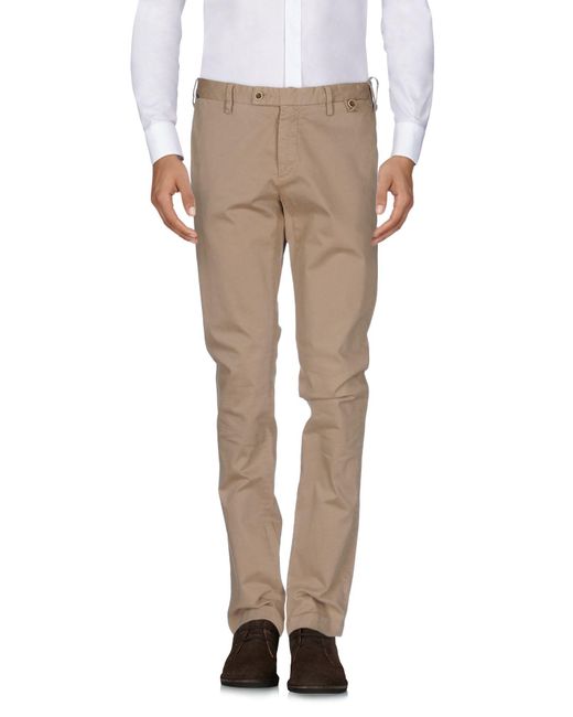 AT.P.CO Cotton Casual Pants in Sand (Natural) for Men - Lyst