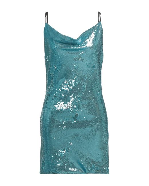 SIMONA CORSELLINI Blue Mini Dress
