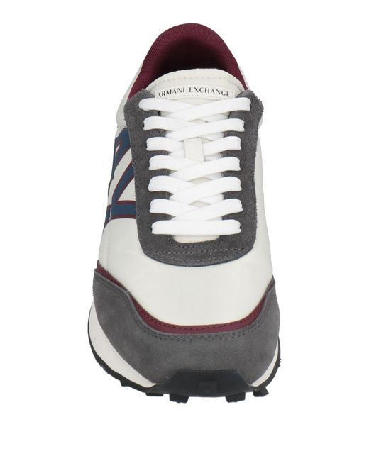 ARMANI EXCHANGE White Trainers for men