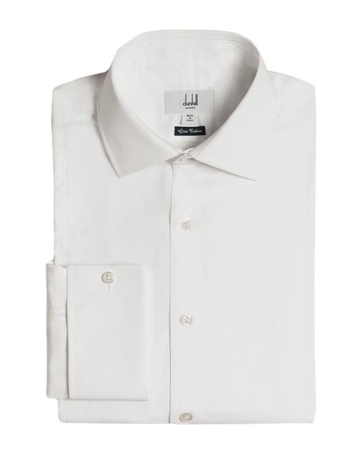 Dunhill White Shirt Cotton for men