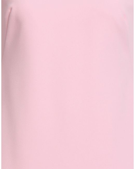 Nenette Pink Mini Dress Polyester, Elastane