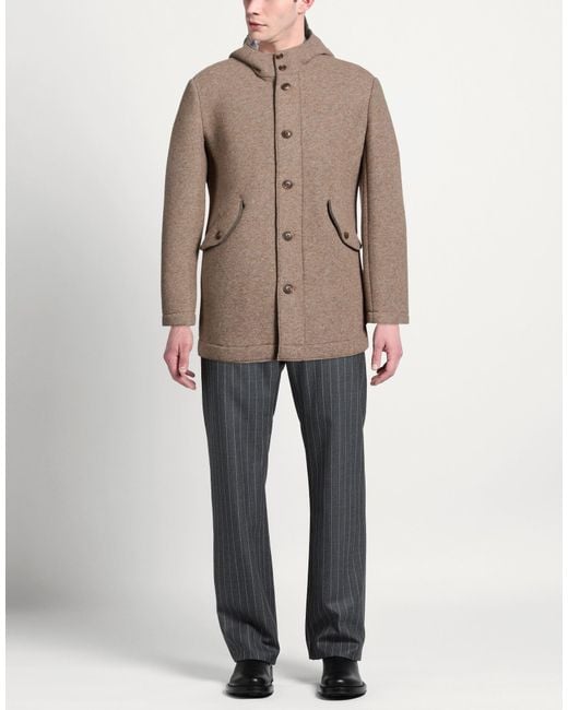 OVER/D Brown Coat for men