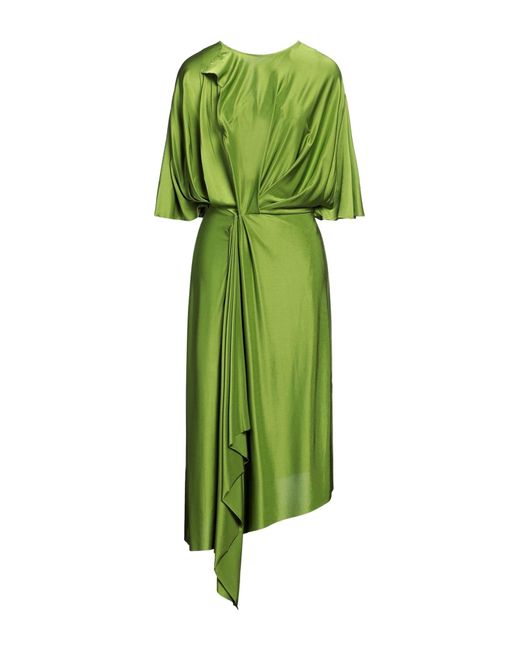 Vestido midi Victoria Beckham de color Green