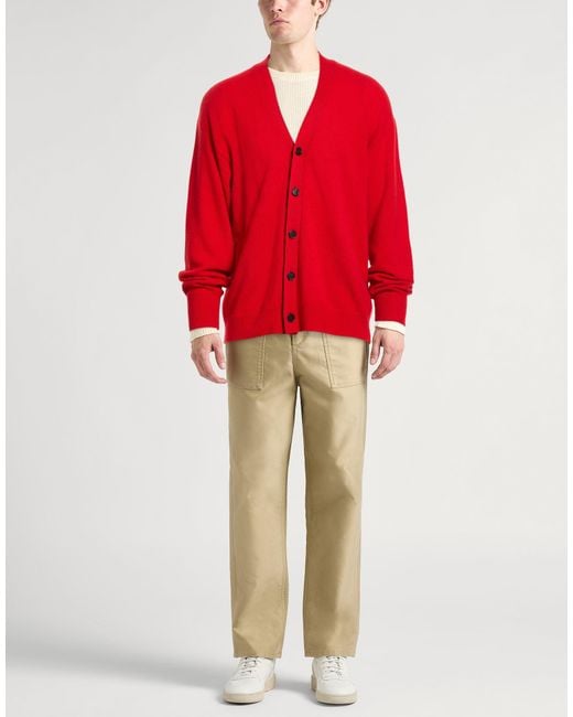 Roberto Collina Red Cardigans for men