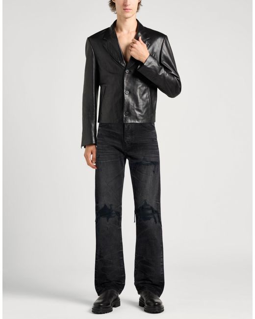 Amiri Blue Charcoal Jeans Cotton for men