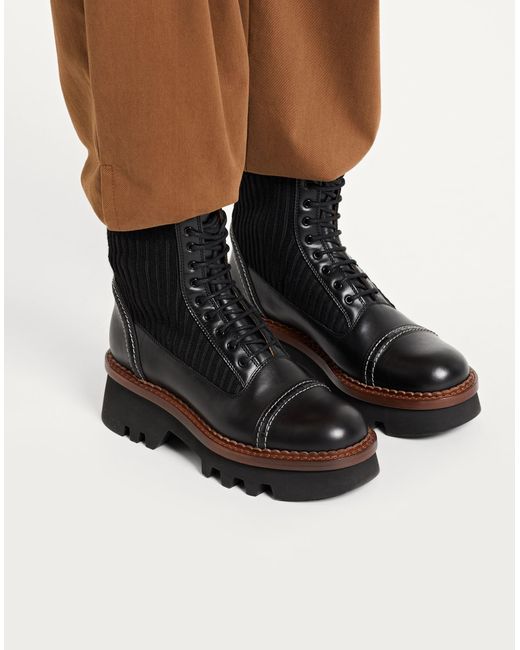 Chloé Black Ankle Boots