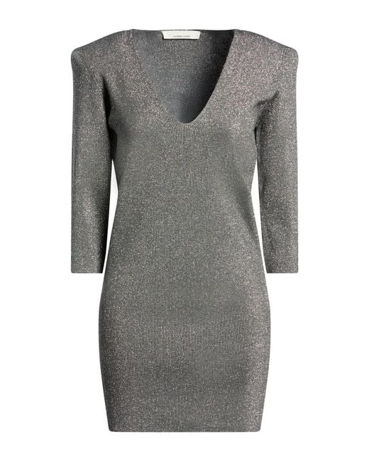 Liviana Conti Gray Mini Dress
