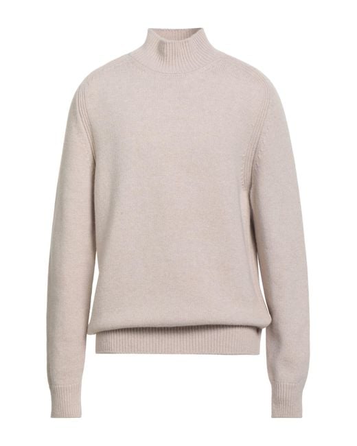 Aion Natural Turtleneck Virgin Wool, Cashmere for men