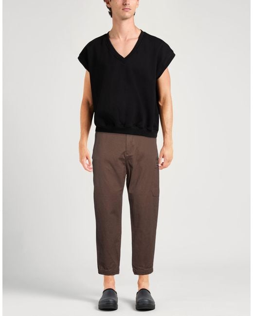 ARMANI EXCHANGE Brown Pants Cotton, Elastane for men