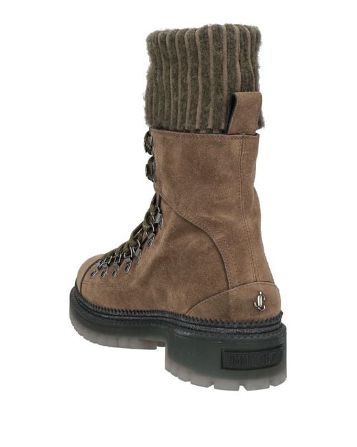 Botines de caña alta Jimmy Choo de color Brown