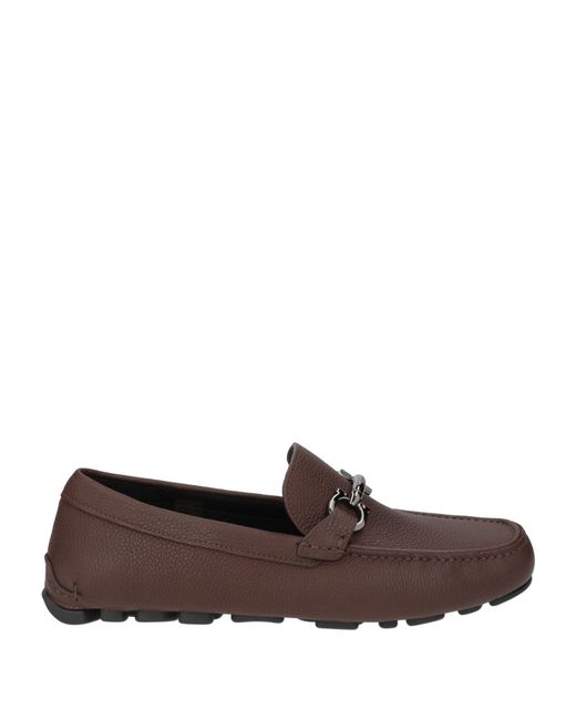 Ferragamo Brown Loafers Calfskin for men