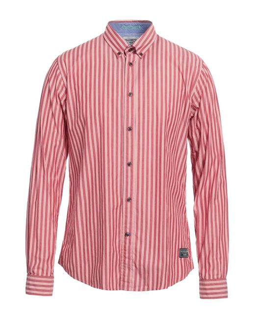 Scotch & Soda Pink Rust Shirt Cotton for men