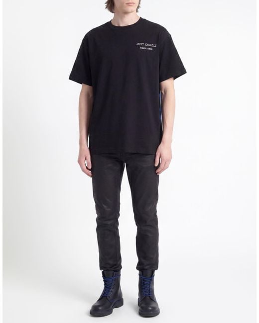 Just Cavalli Black T-Shirts for men