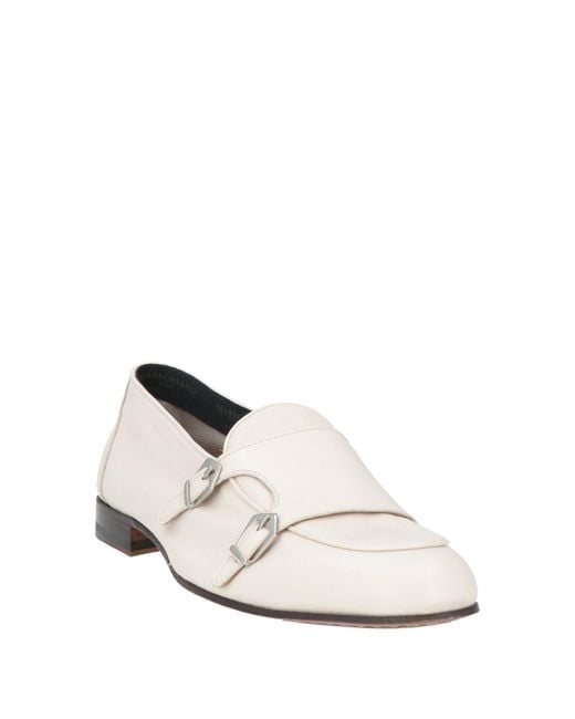 Marechiaro 1962 White Ivory Loafers Leather for men