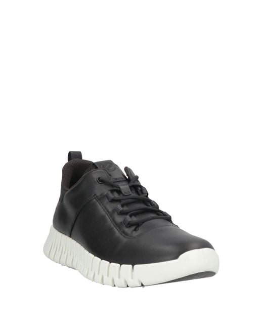 Ecco Black Sneakers Leather for men