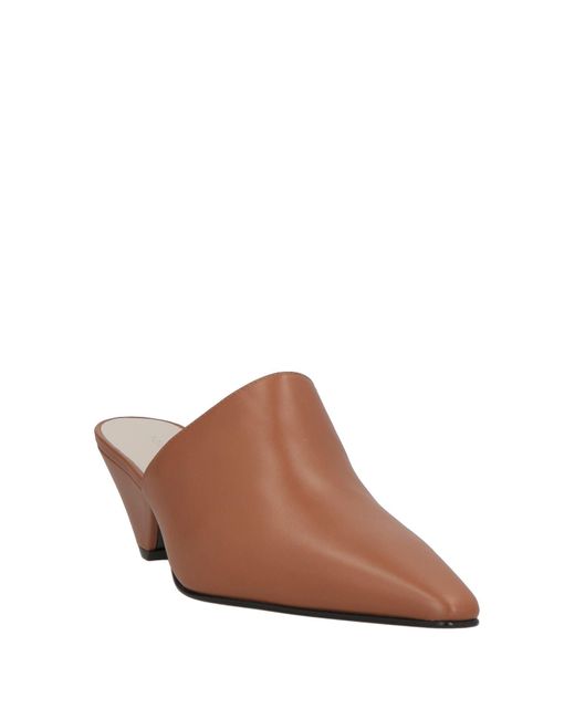 Fabiana Filippi Brown Mules & Clogs