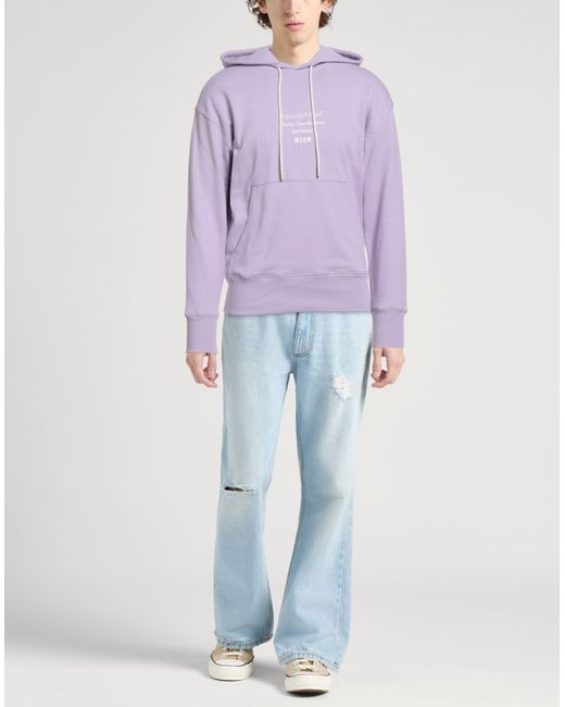 Sudadera MSGM de hombre de color Purple