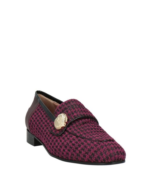Pollini Purple Mokassin