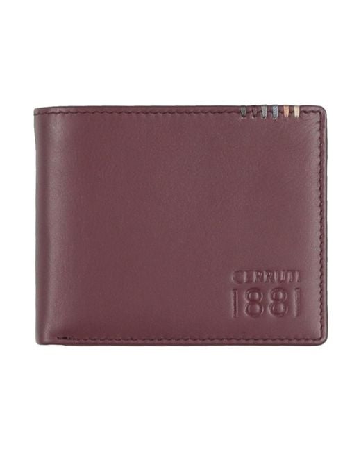 Cerruti 1881 Purple Wallets for men