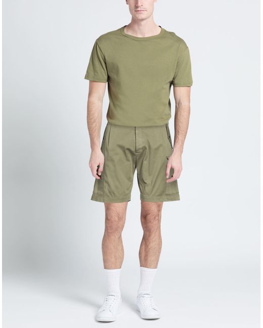 Nine:inthe:morning Green Shorts & Bermuda Shorts for men