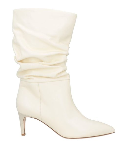 Paris Texas White Boot Leather