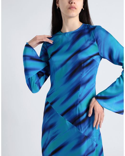 TOPSHOP Blue Maxi Dress