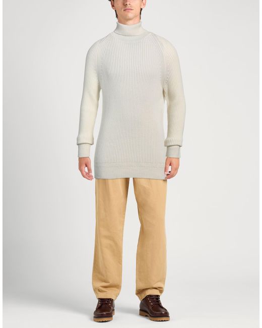 Zanone White Turtleneck for men
