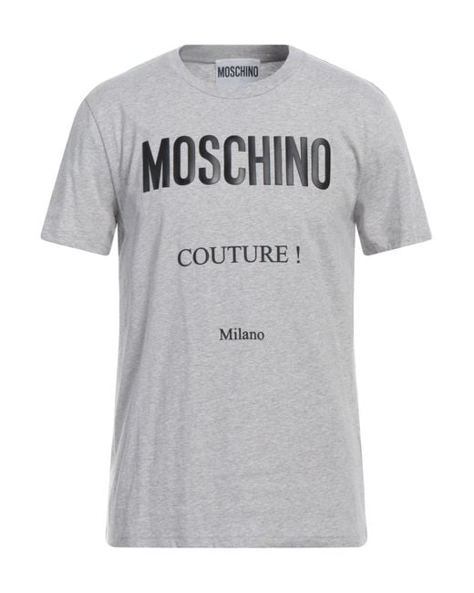 Moschino Gray T-shirt for men