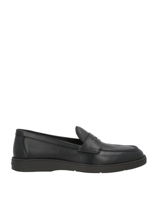 Santoni Black Loafer for men