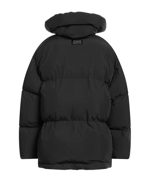 Dolce & Gabbana Black Puffer Polyester