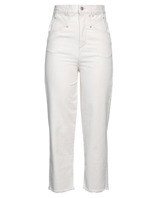 Isabel Marant White Denim Trousers