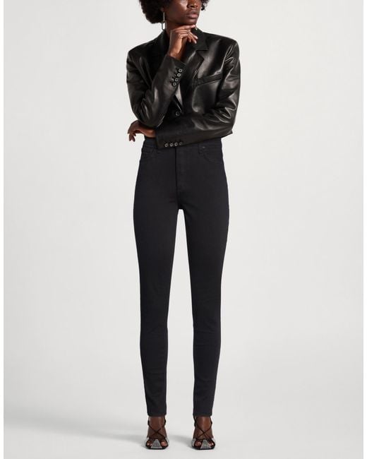 Rag & Bone Black Jeans Cotton, Polyester, Viscose, Elastane