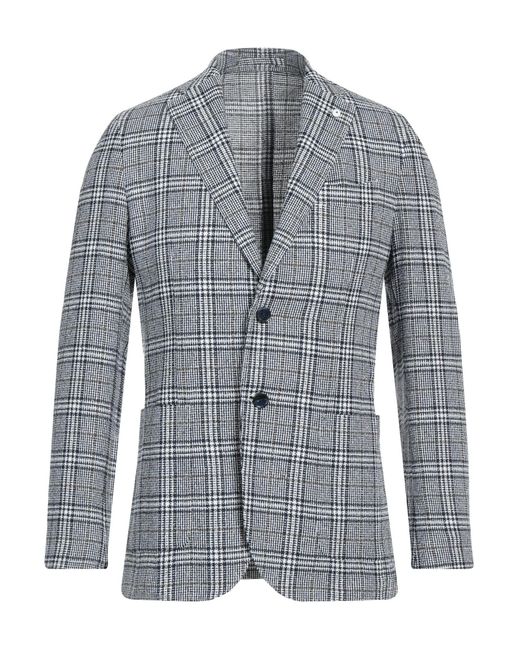 L.b.m. 1911 Gray Suit Jacket for men