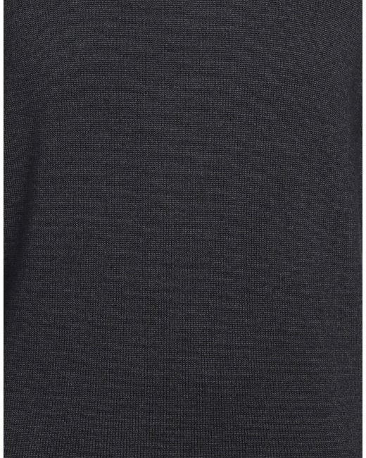 Moorer Gray Charcoal Turtleneck Virgin Wool for men