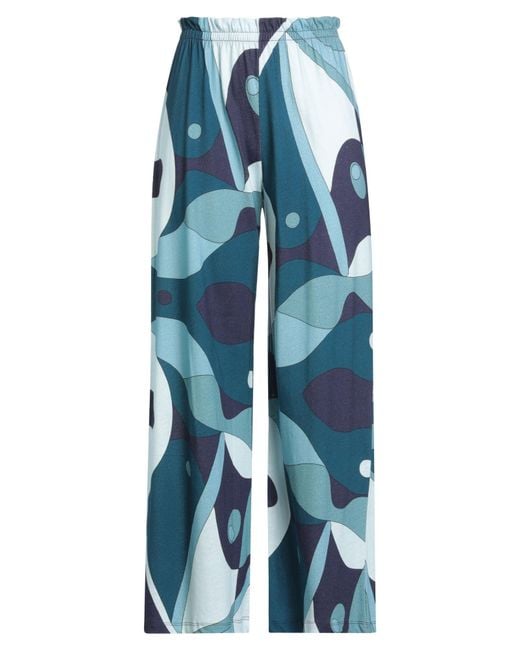 Majestic Filatures Blue Slate Pants Cotton, Linen