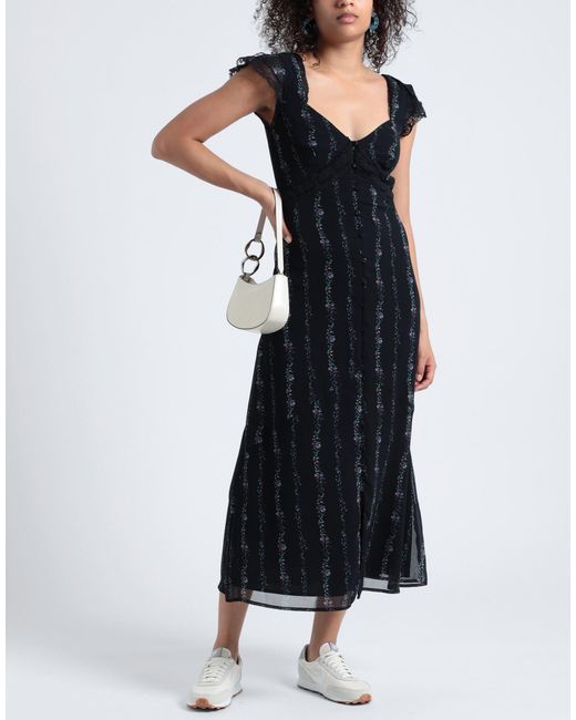 TOPSHOP Blue Maxi Dress