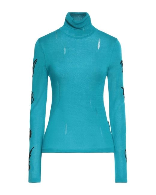 ANDERSSON BELL Blue Rollkragenpullover