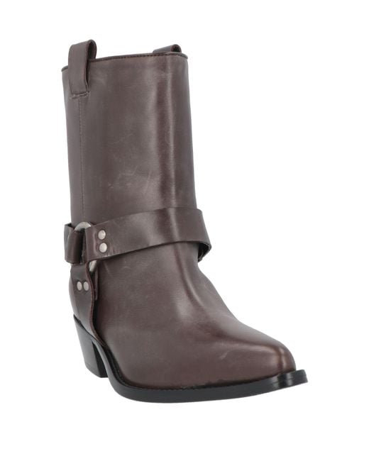 P.A.R.O.S.H. Brown Ankle Boots