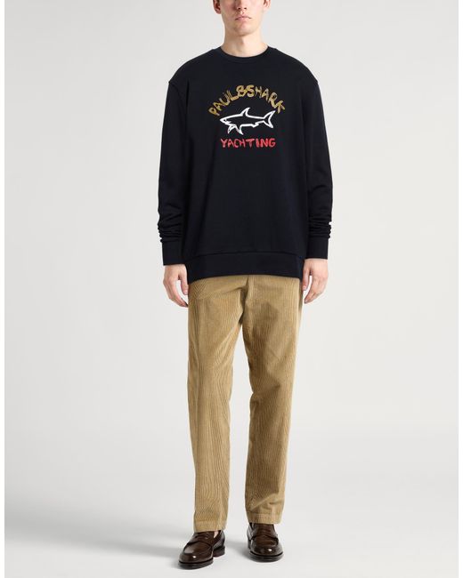 Paul & Shark Blue Midnight Sweatshirt Cotton for men