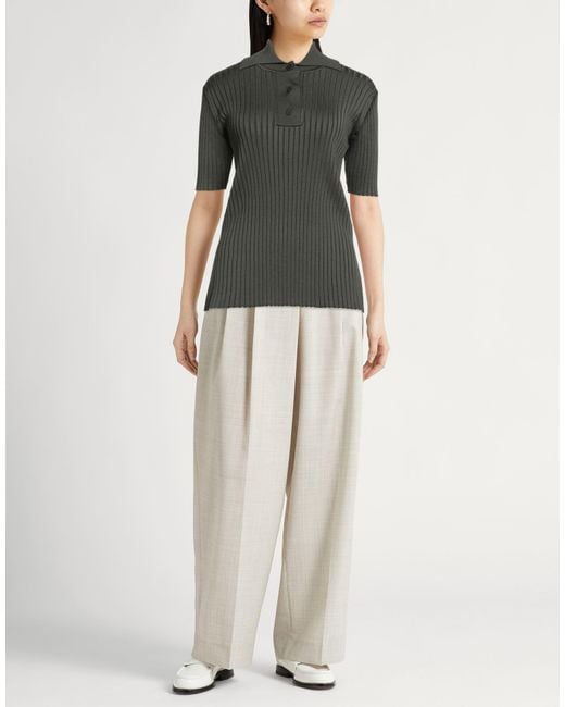 Jil Sander Gray Polo Shirts