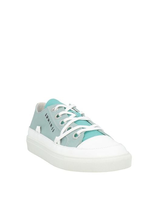 Inuikii Blue Sneakers Leather, Textile Fibers